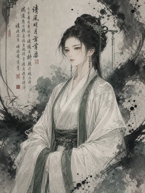 水墨人物