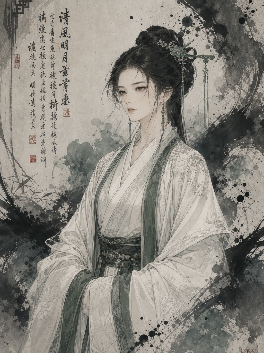 水墨人物